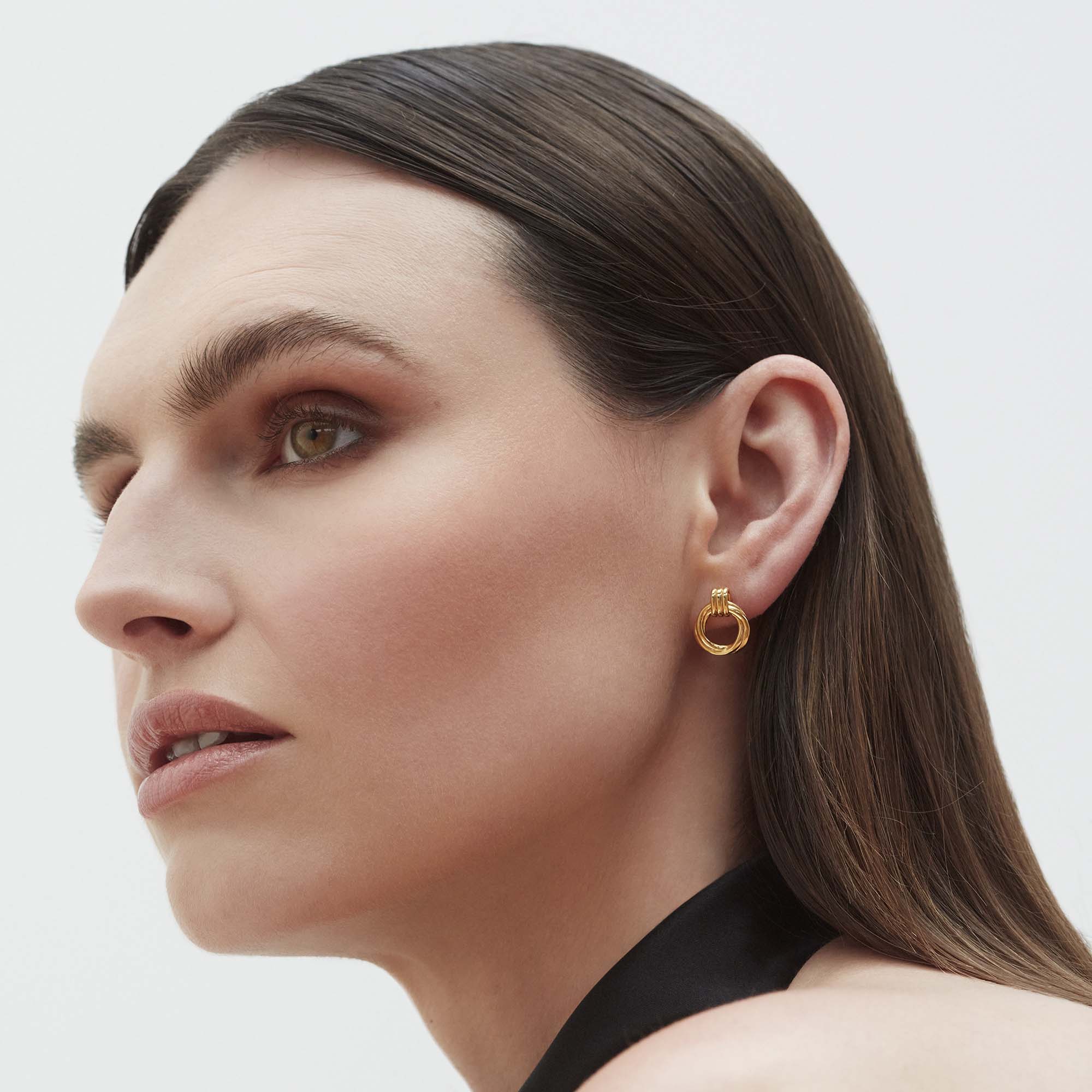 Muru Jewellery Karma nappikorvakorut hopea