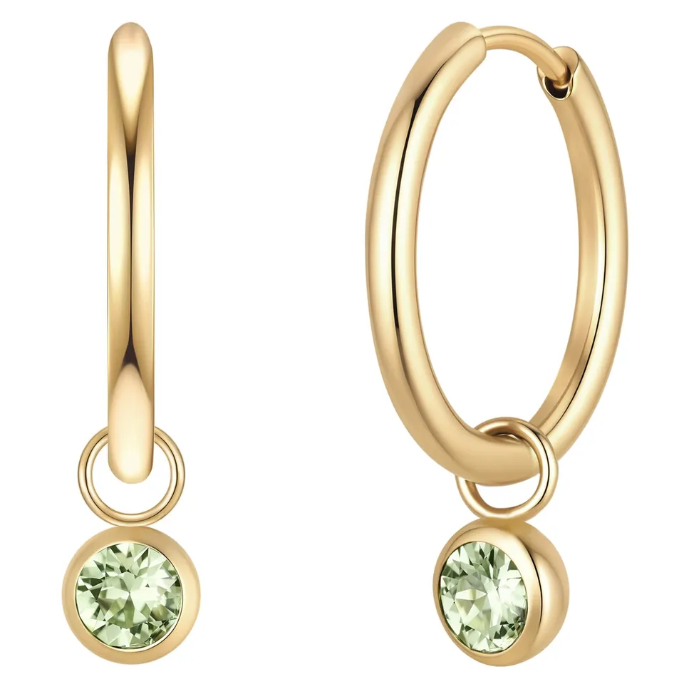 Glanzstücke München Birthstone August kreolikorvakorut vaaleanvihreä