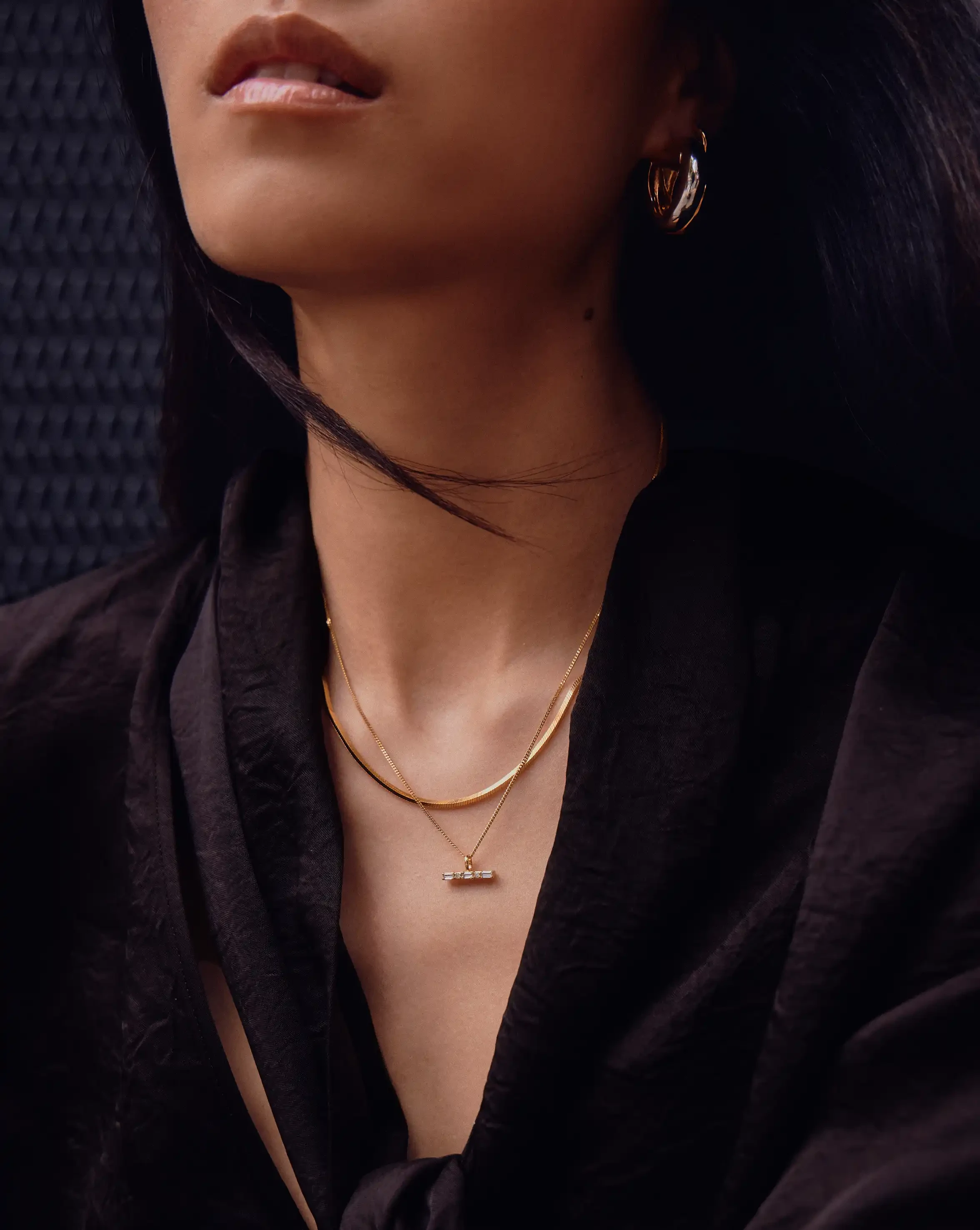 MISSOMA Lucy Williams Short Square Snake Chain kaulakoru kulta