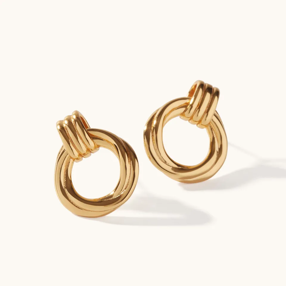 Muru Jewellery Karma Studs nappikorvakorut kulta