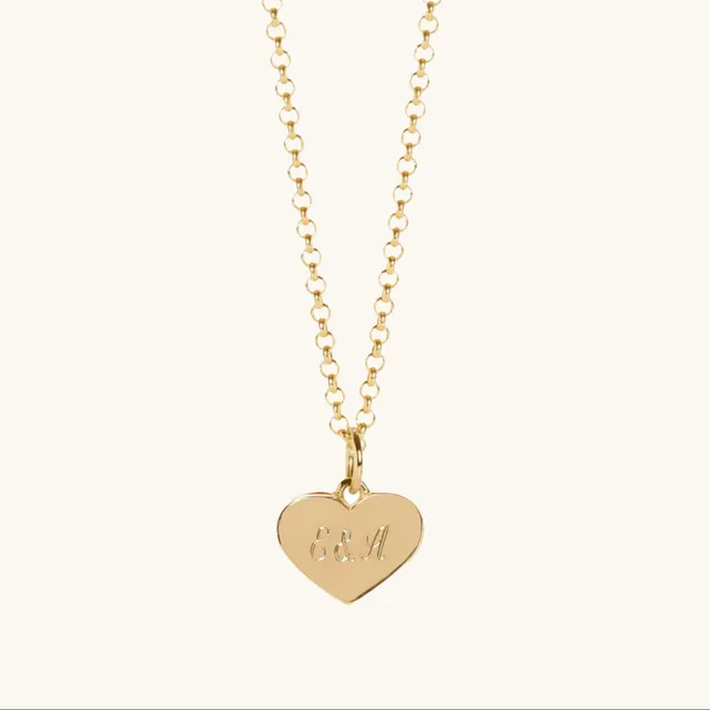 Muru Jewellery Heart kaulakoru 16-18" kulta