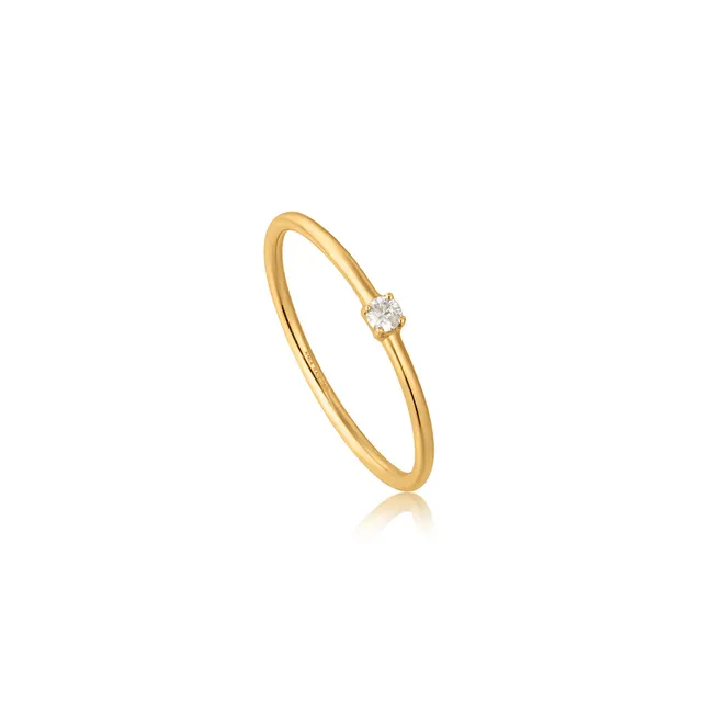 Ania Haie Solitaire Diamond sormus kulta timantti 14kt