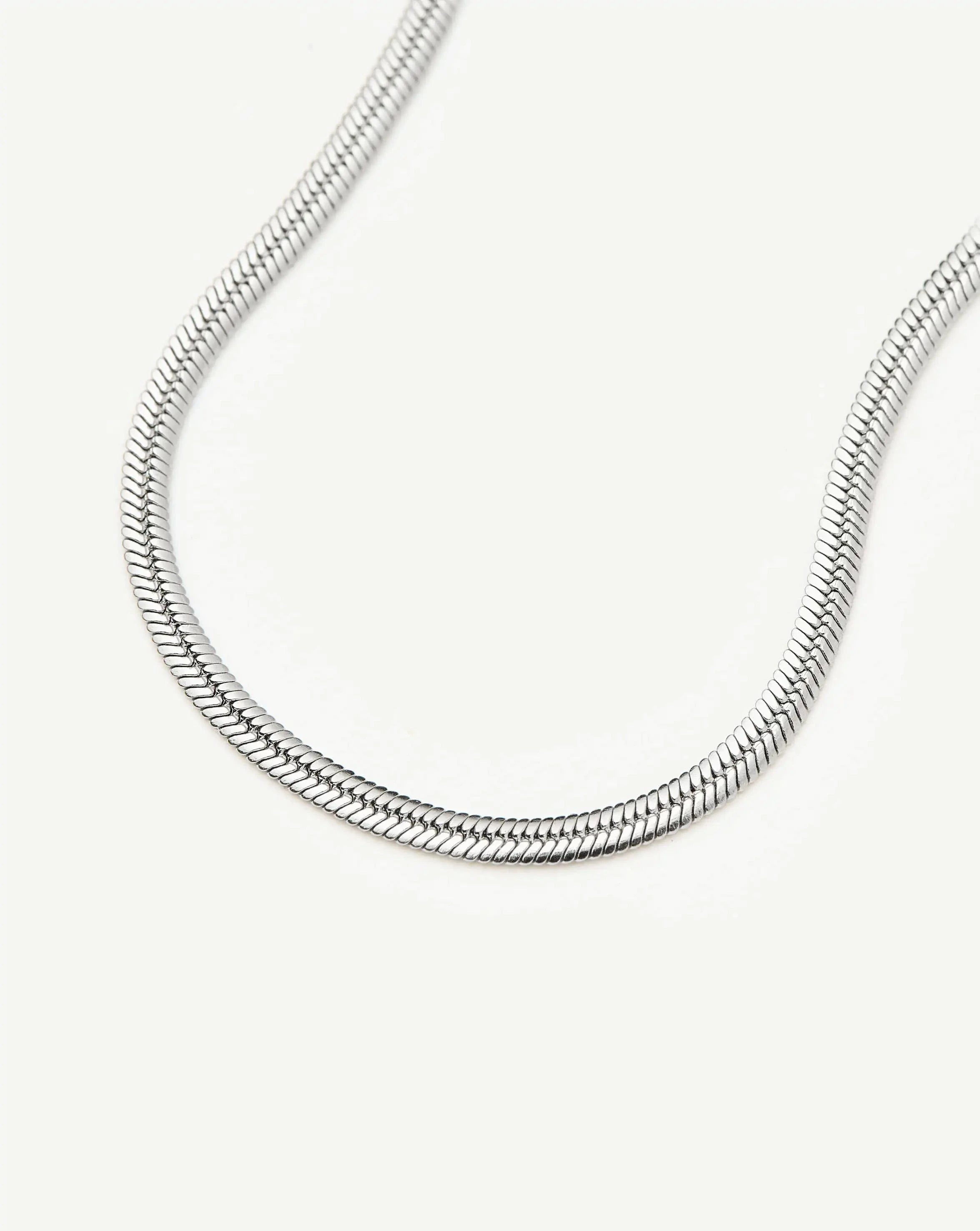 MISSOMA Thin Snake Chain rannekoru platina S/M 18,5cm