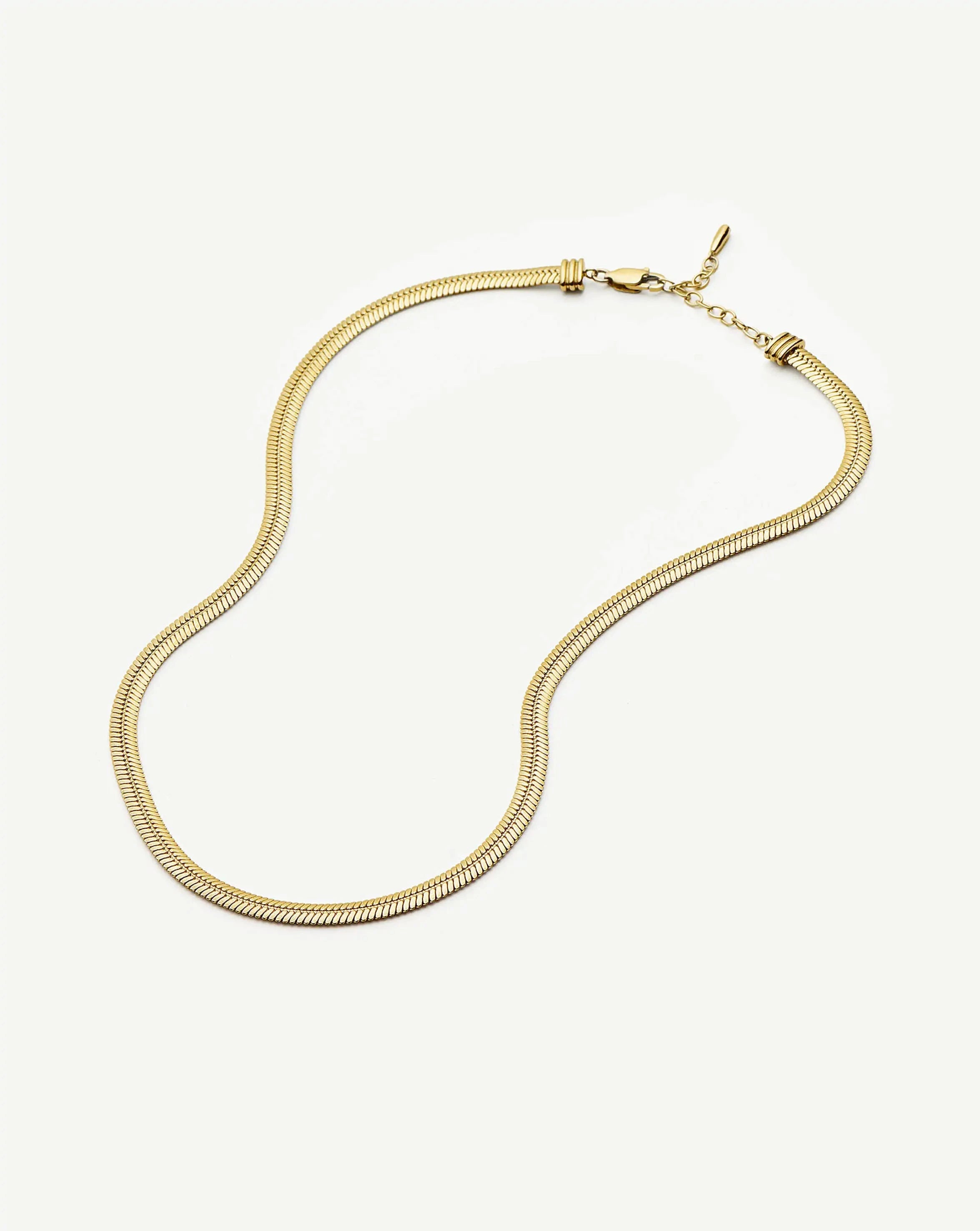Missoma Classic Snake kaulakoru 18k kulta 45 cm