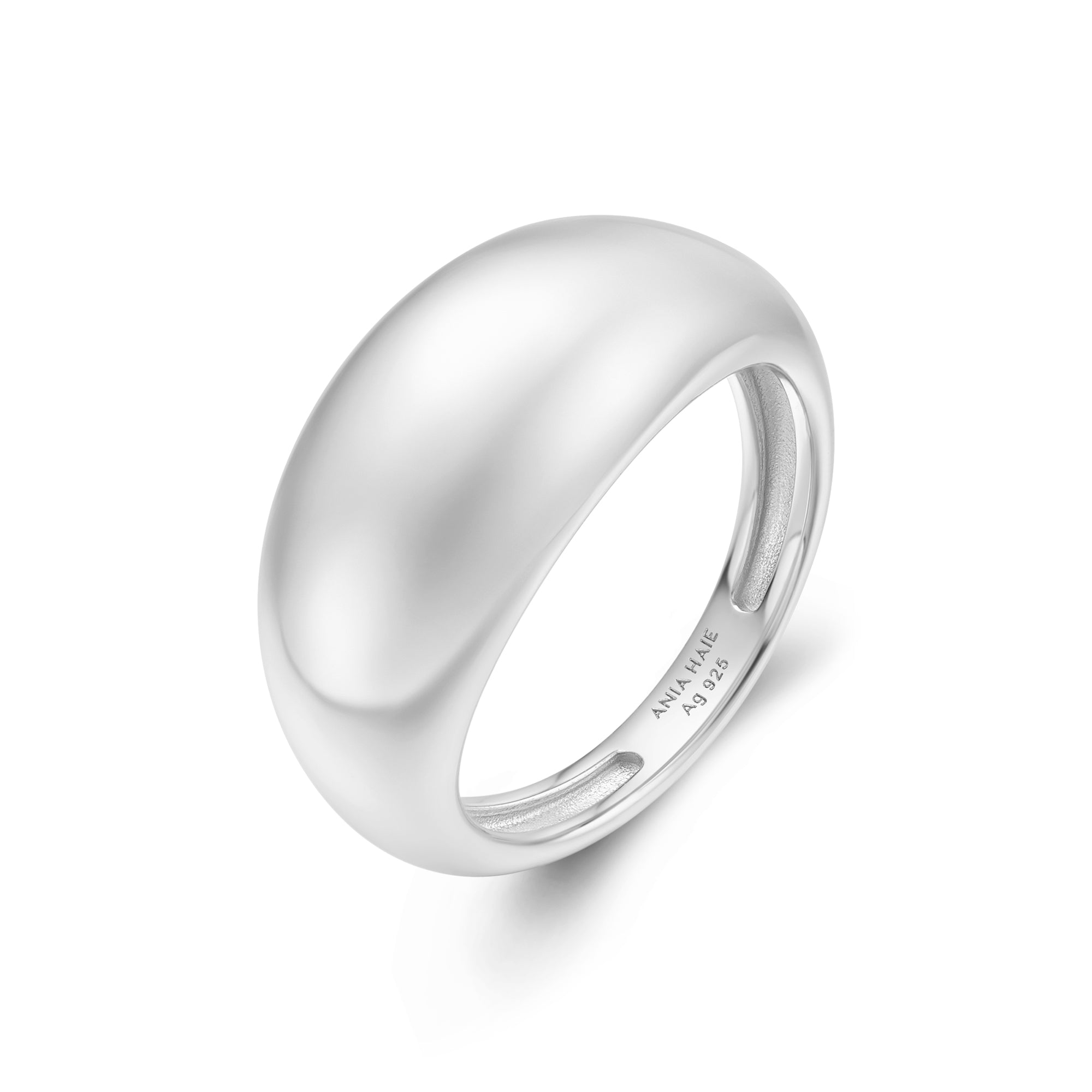 Ania Haie Vogue Maven Bold Dome sormus hopea koko 54