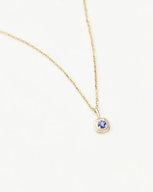 Missoma December Birthstone kaulakoru 14k kulta tansaniitti