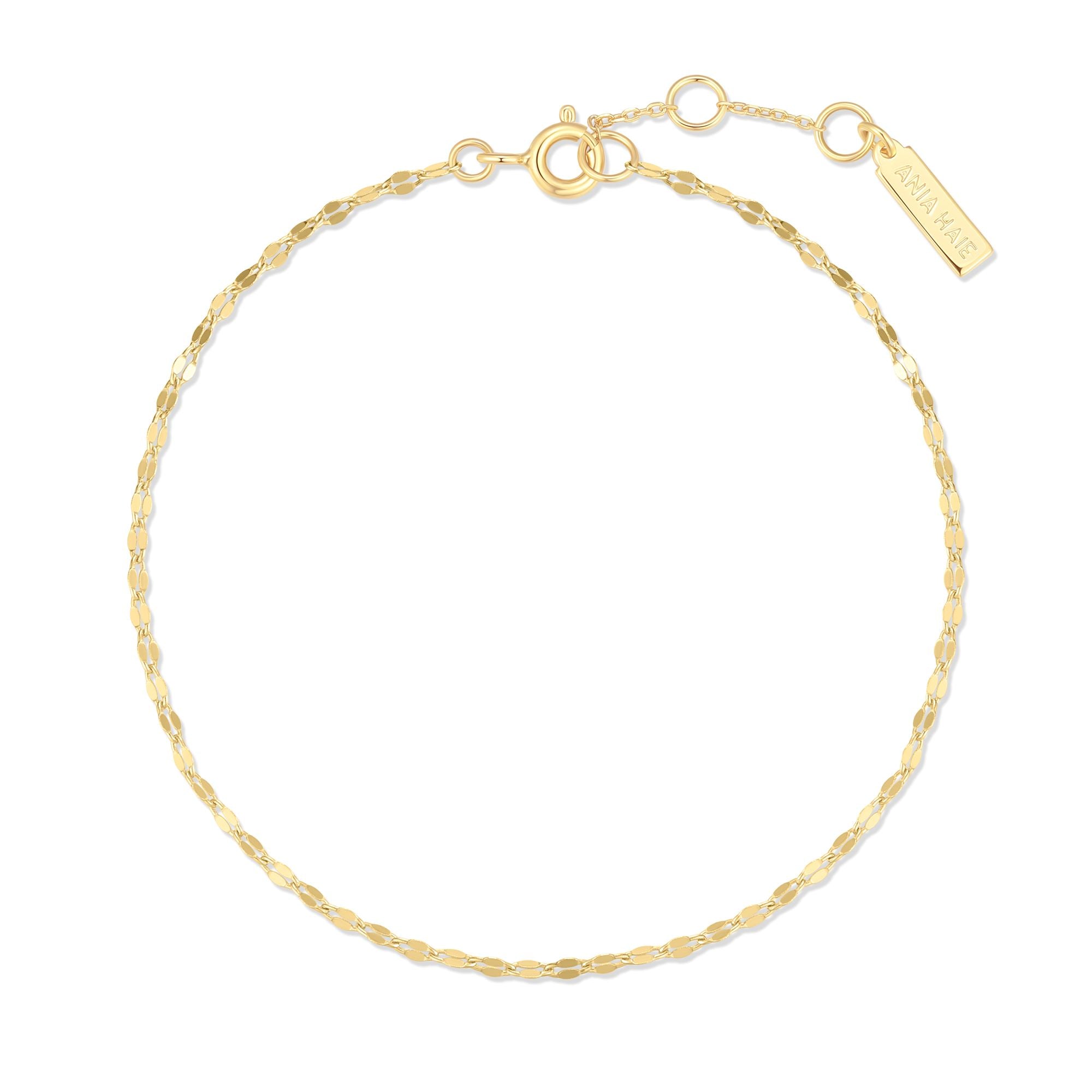 Ania Haie Ripple Joy Textured Chain rannekoru kulta