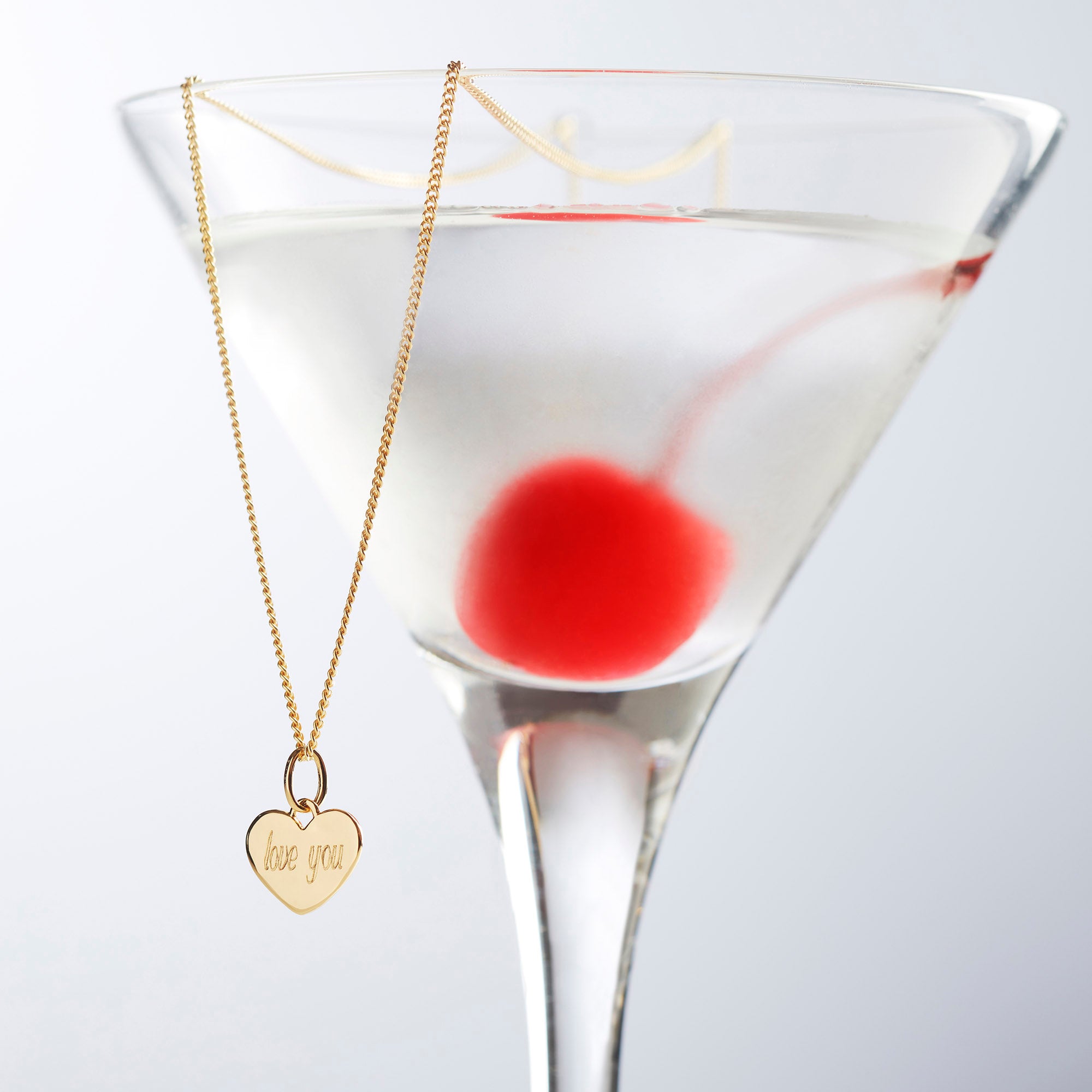 Muru Jewellery Heart kaulakoru 16-18" kulta