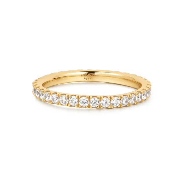 Ania Haie Heart Hunter Pavé sormus kulta zirkonia 52
