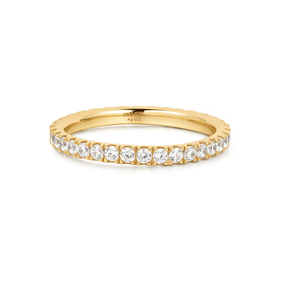 Ania Haie Heart Hunter Pavé sormus kulta zirkonia 52