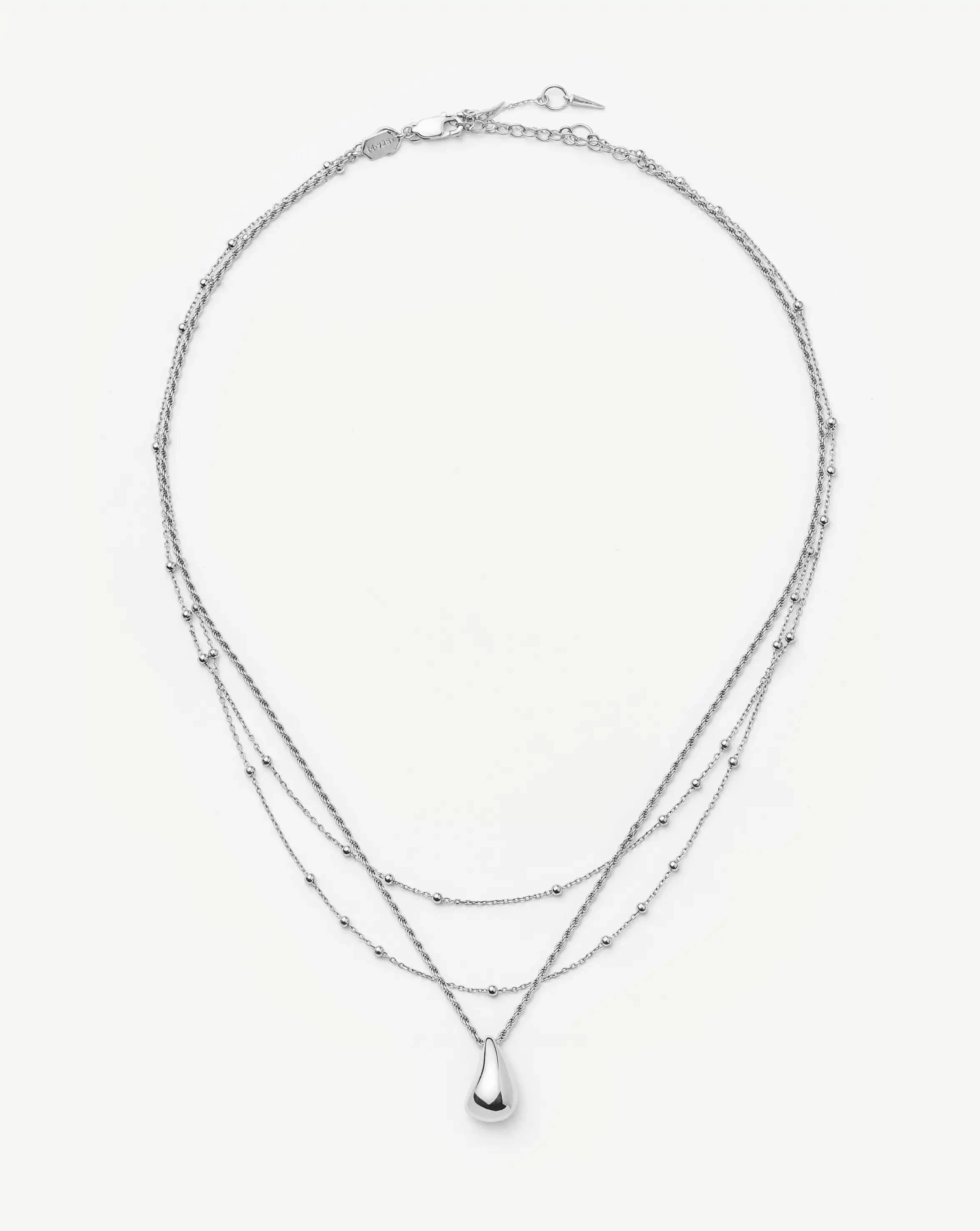 Missoma Everyday Layering kaulakorusetti hopea 2 kpl