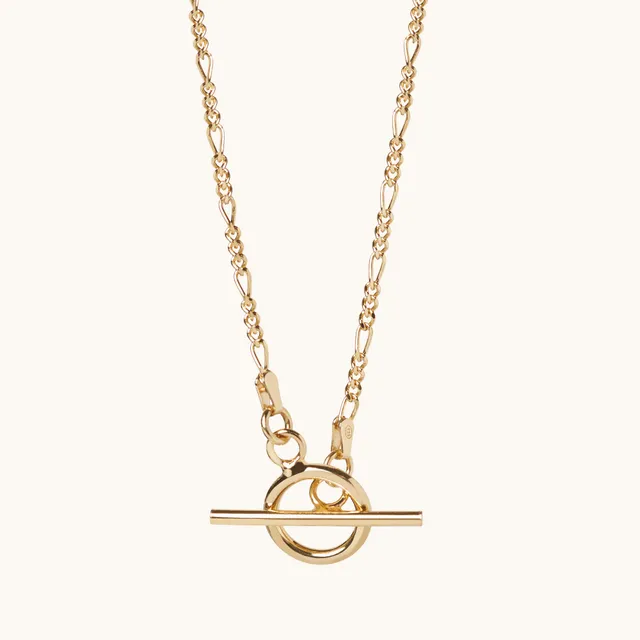 Muru Jewellery T Bar Figaro kaulakoru kulta 16-20 tuumaa