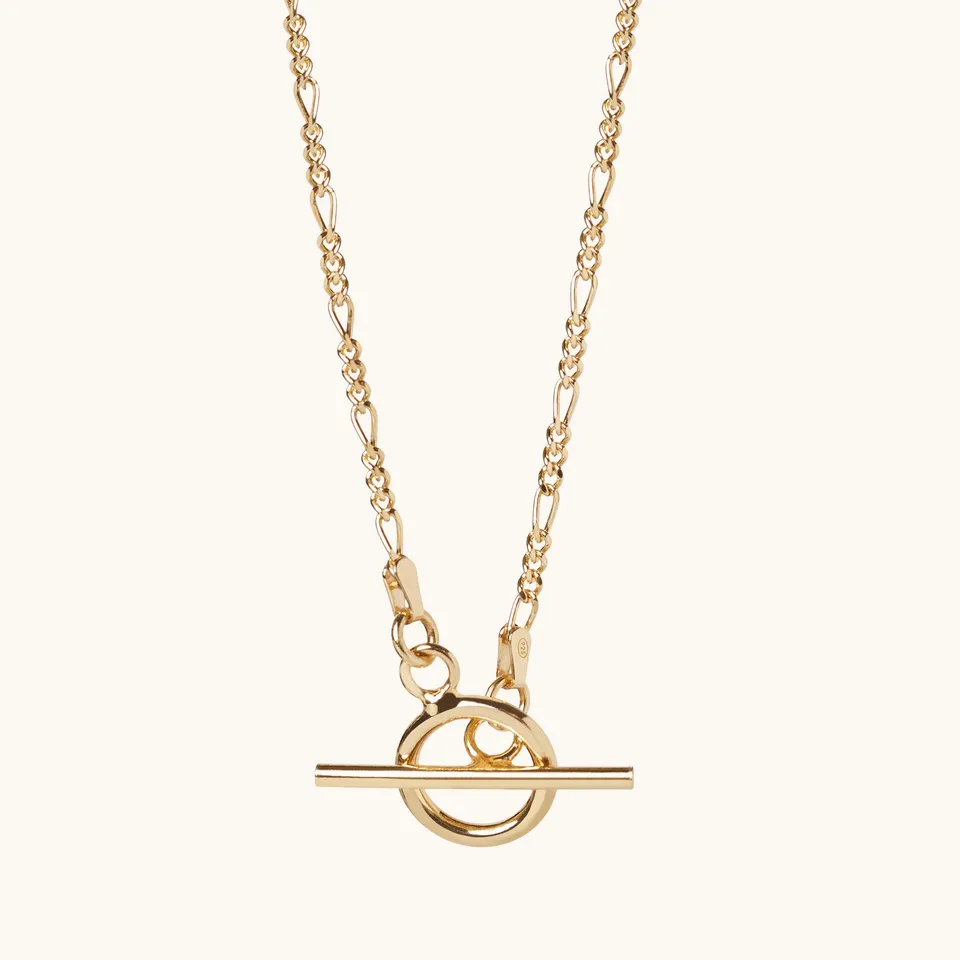 Muru Jewellery T Bar Figaro kaulakoru kulta 16-20 tuumaa