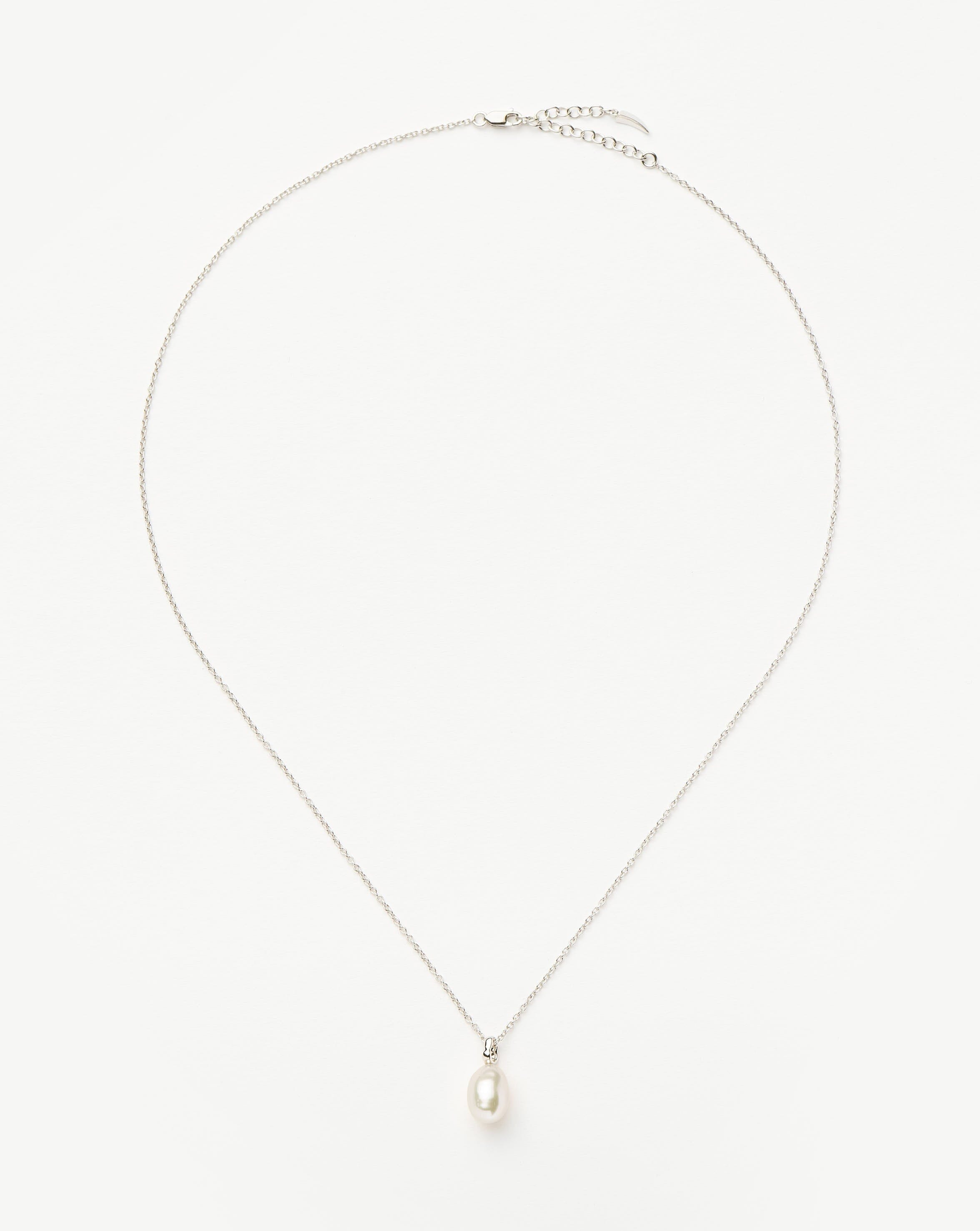 MISSOMA Baroque Pearl kaulakoru 14k valkokulta helmi