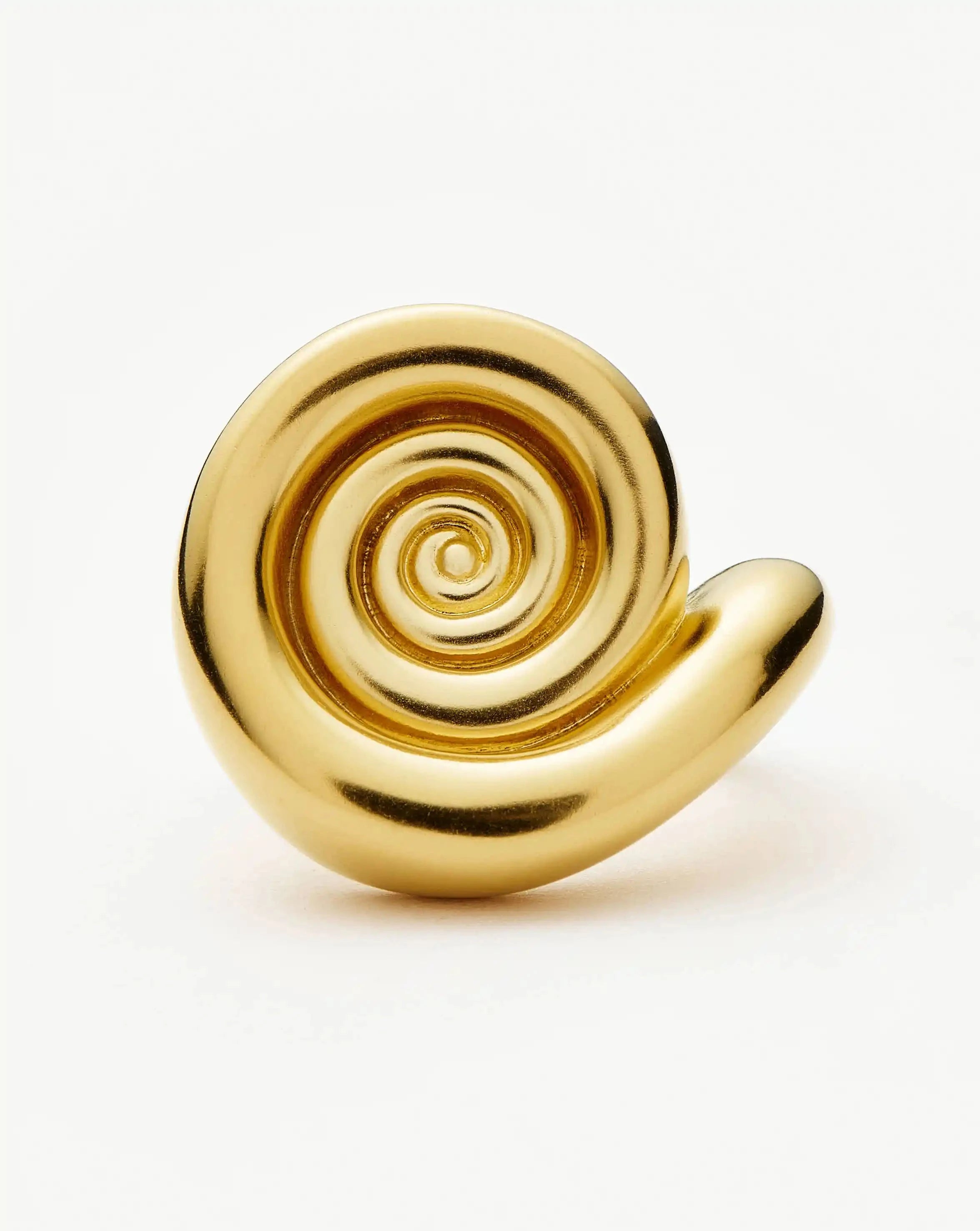 MISSOMA Spiral Statement sormus leveä spiraali kulta