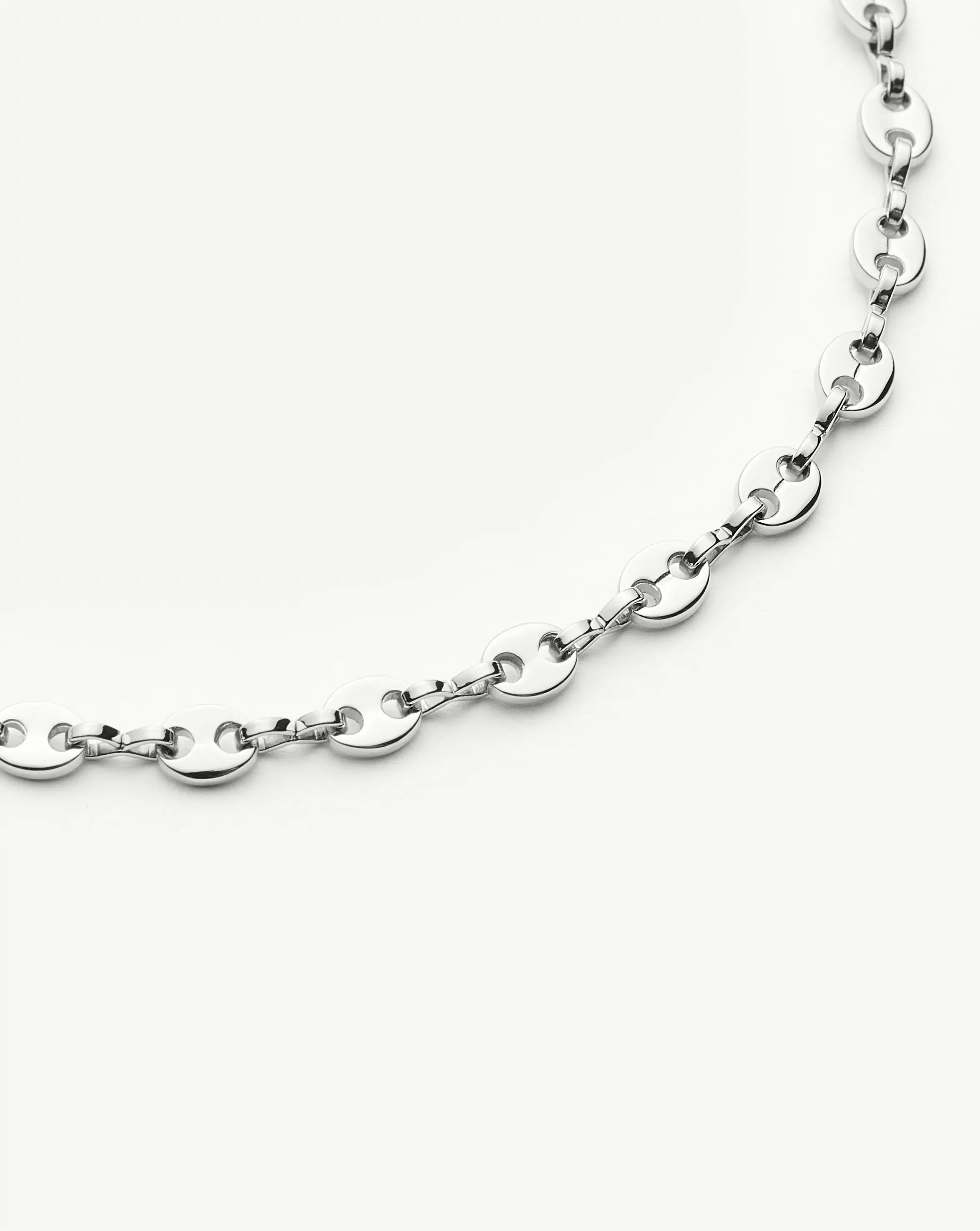 Missoma Mini Mariner Chain rannekoru hopea säädettävä