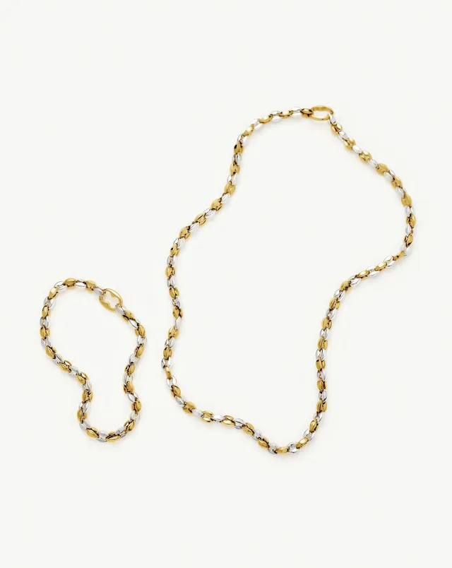 Missoma Mixed Metal Chain korusetti teräs 45cm