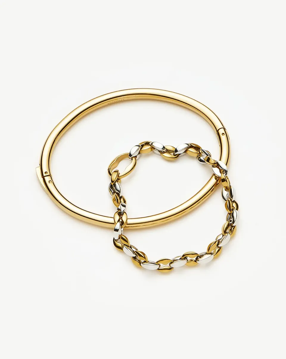 Missoma Mix it Up rannekorusetti mixed metal 2 kpl