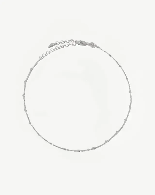 Missoma Bobble Chain kaulakoru hopea choker