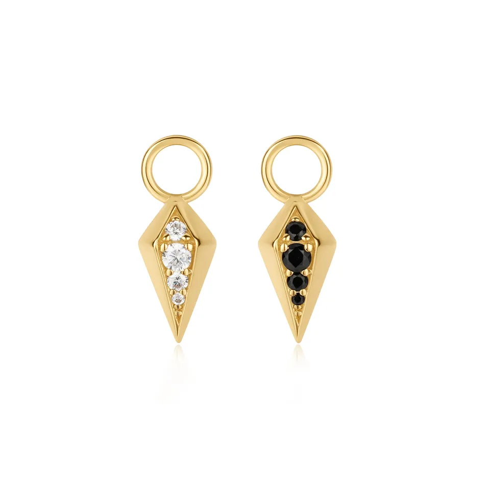 Ania Haie Pop Charms Rhombus korvakorucharm kulta 11 mm