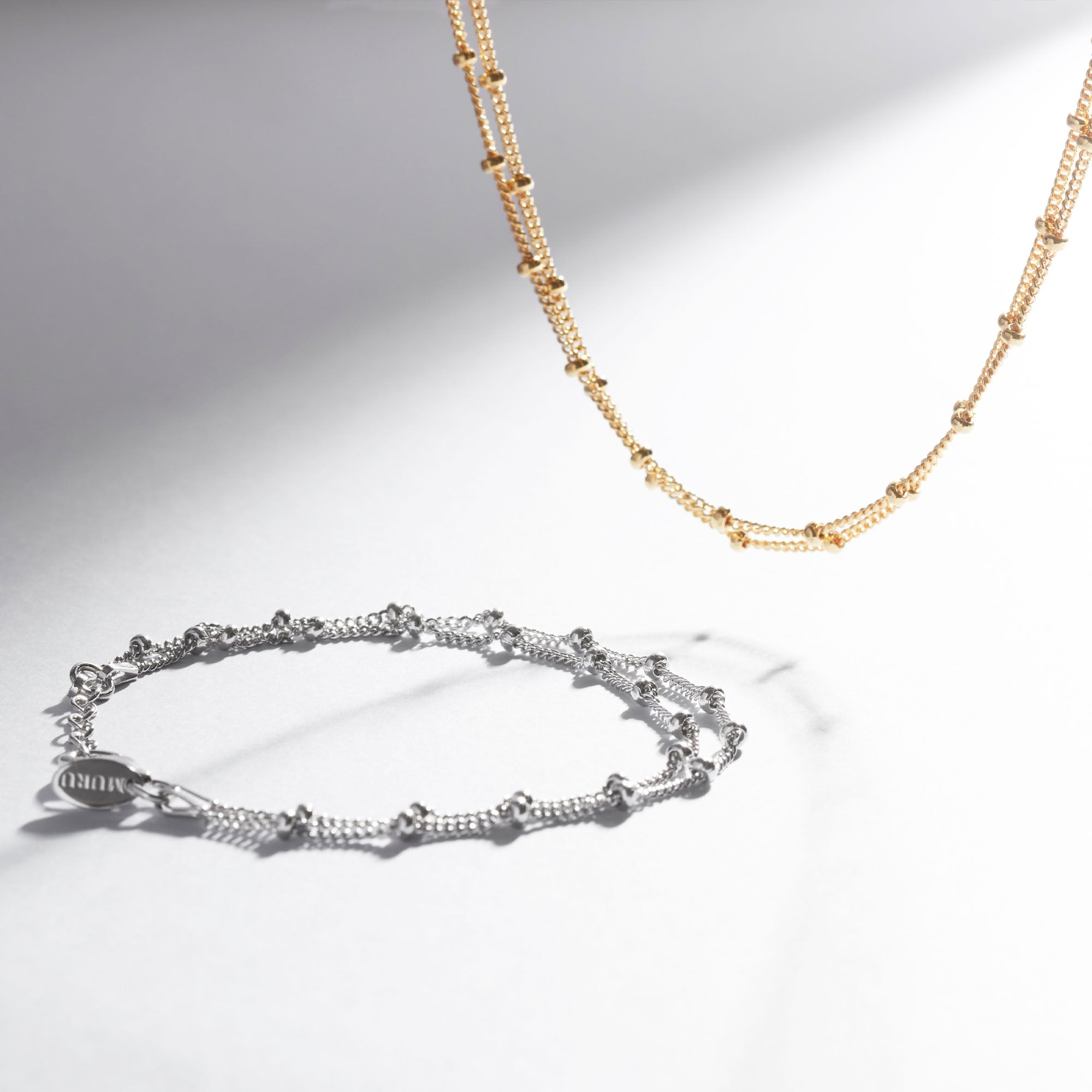 Muru Duo Bead rannekoru hopea arkeen