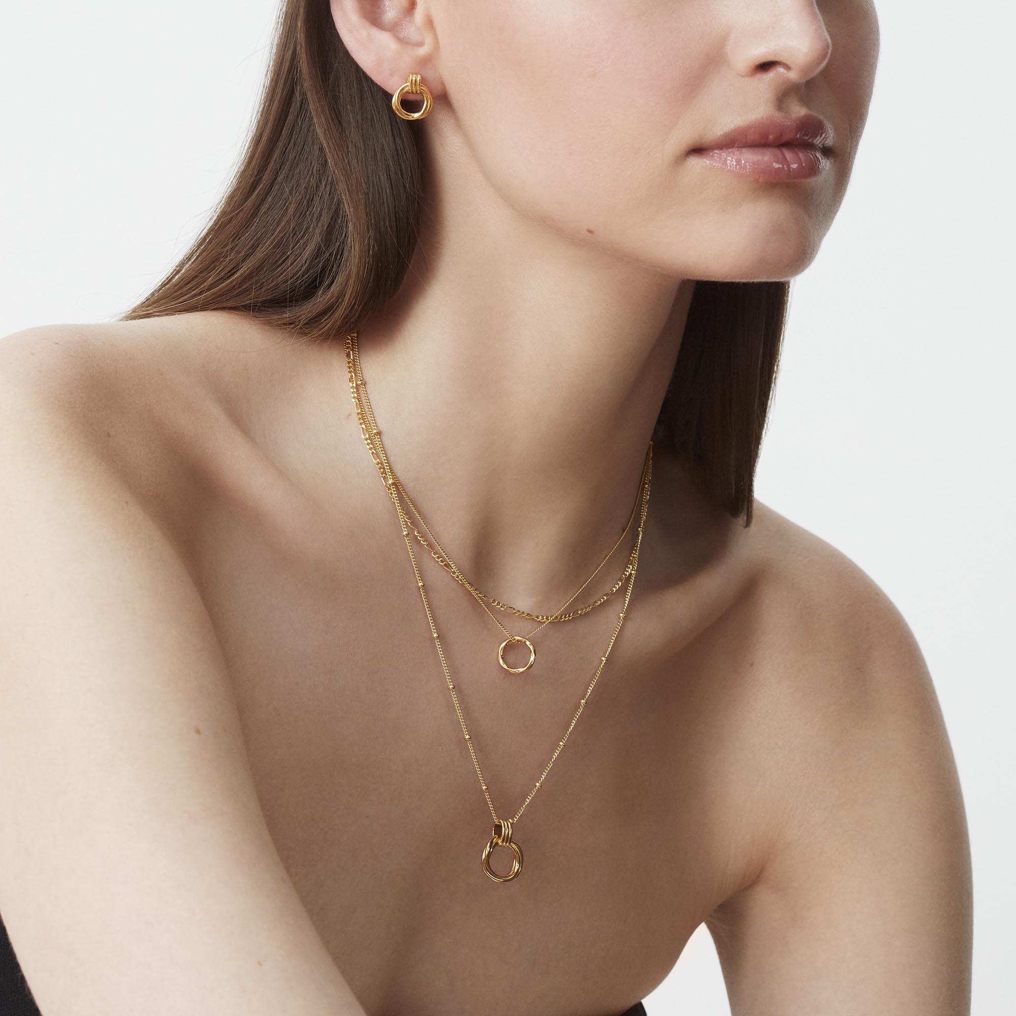 Muru Jewellery Karma kaulakoru hopea helmiketju