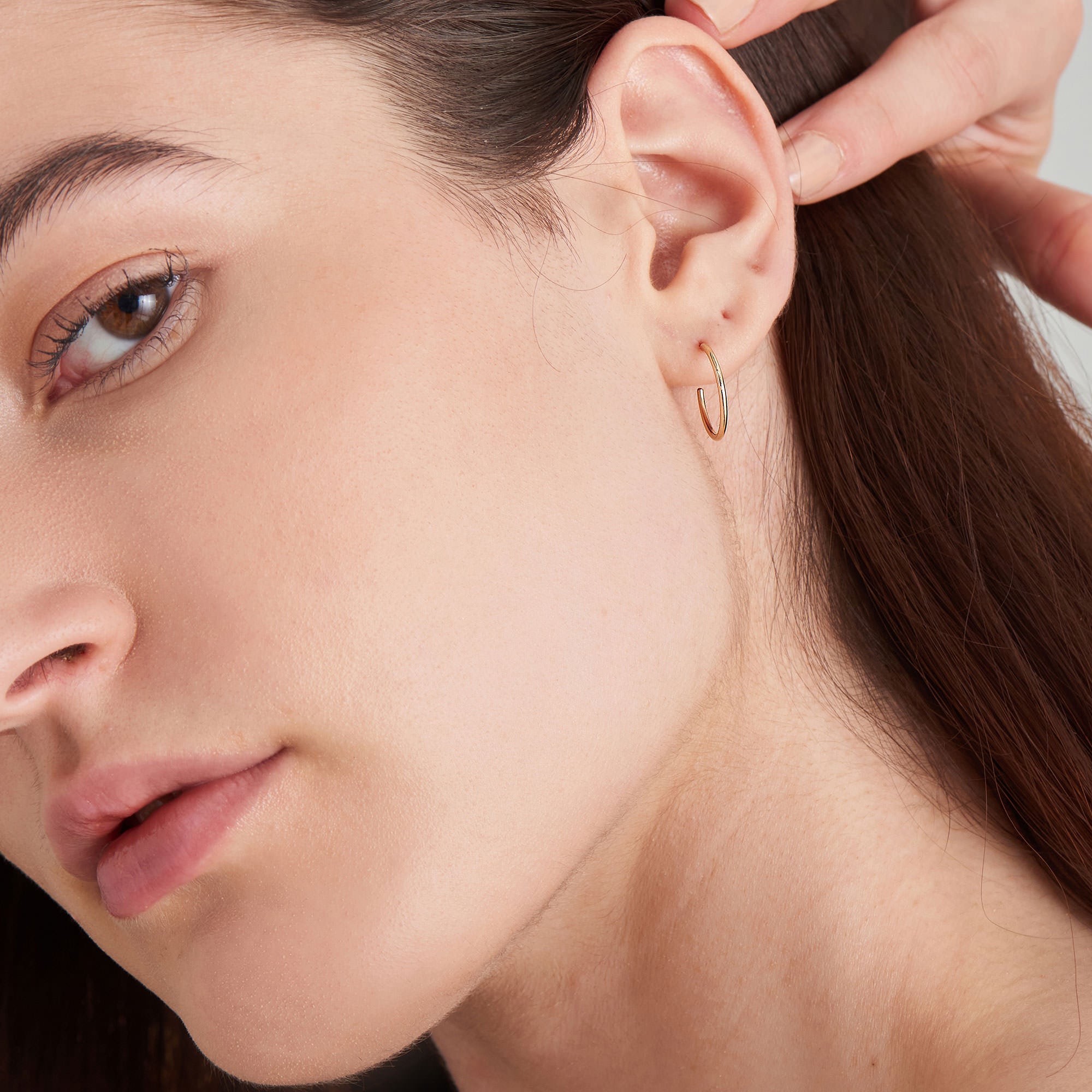 Ania Haie Mini Hoop Stud korvakorut 14 kt kultaa