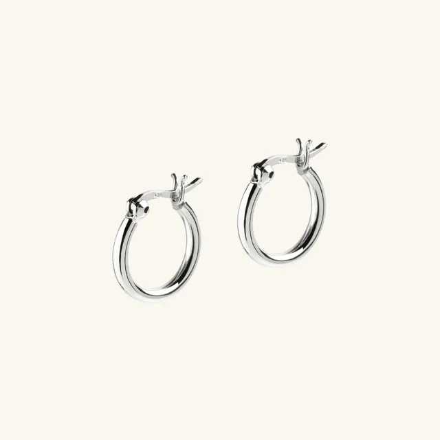 Muru Jewellery Small Hoop hopeakorvakorut pieni