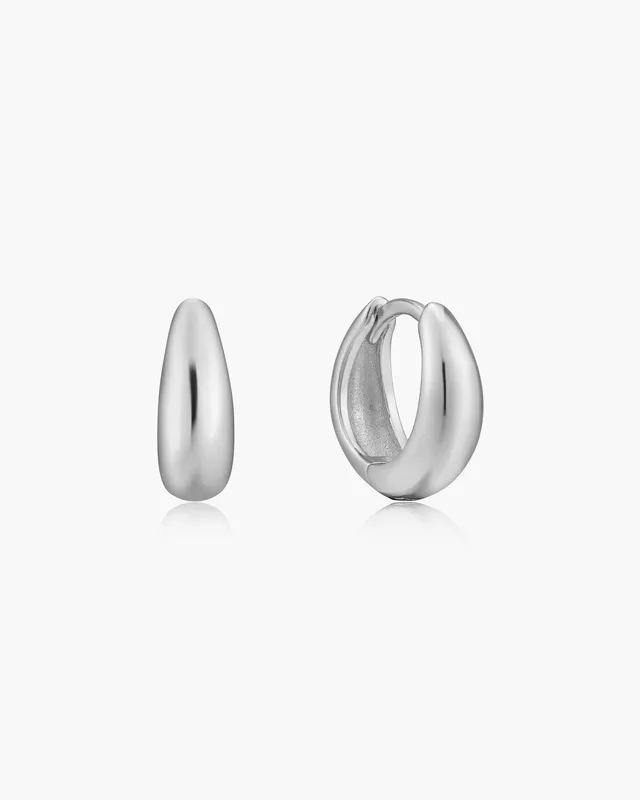 Ania Haie Luxe Huggie korvakorut hopea 11 mm