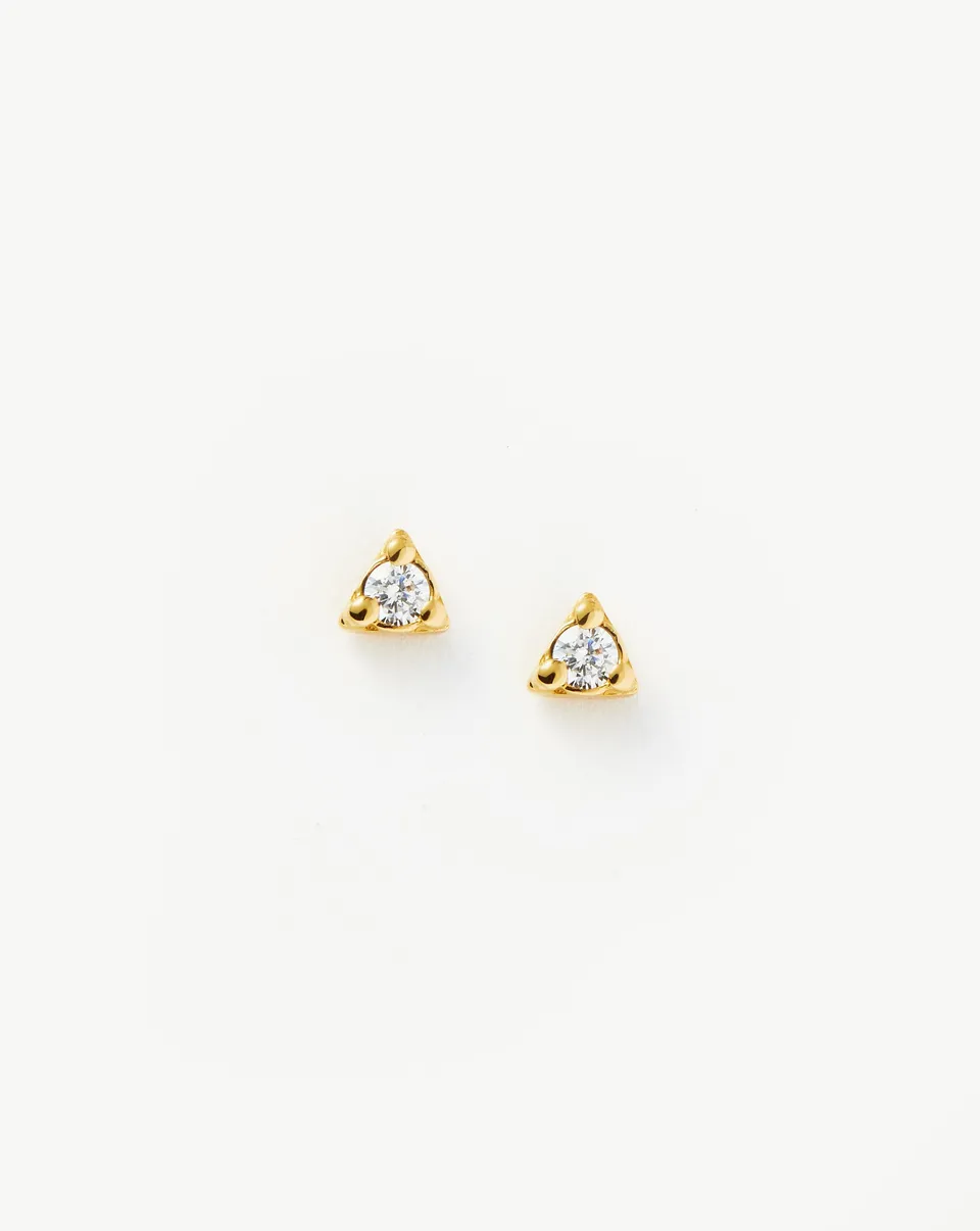 Missoma Prism Stud korvakorut 18k vermeil zirkonia
