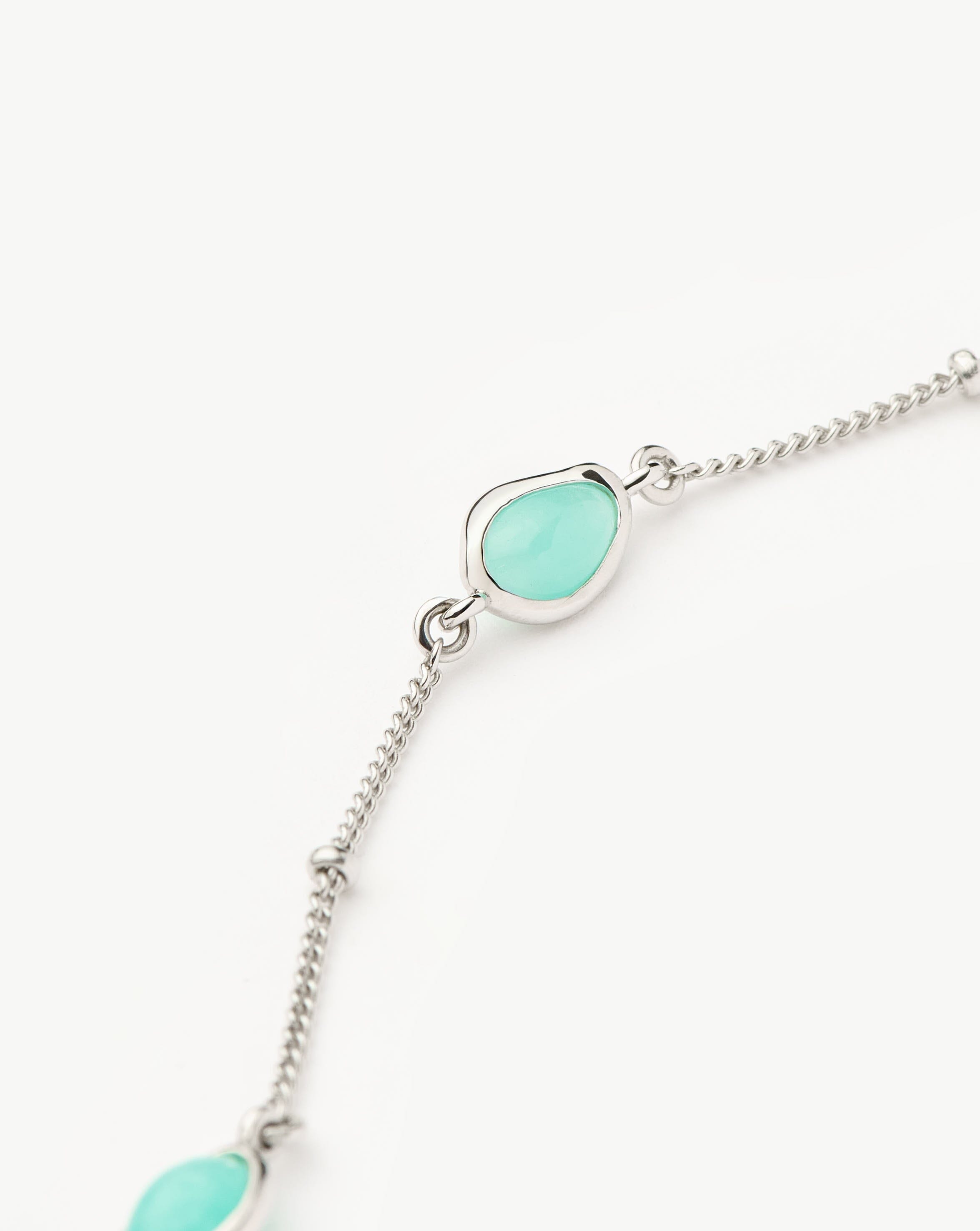 Missoma Magma Charm Choker kaulakoru hopea amatsiini