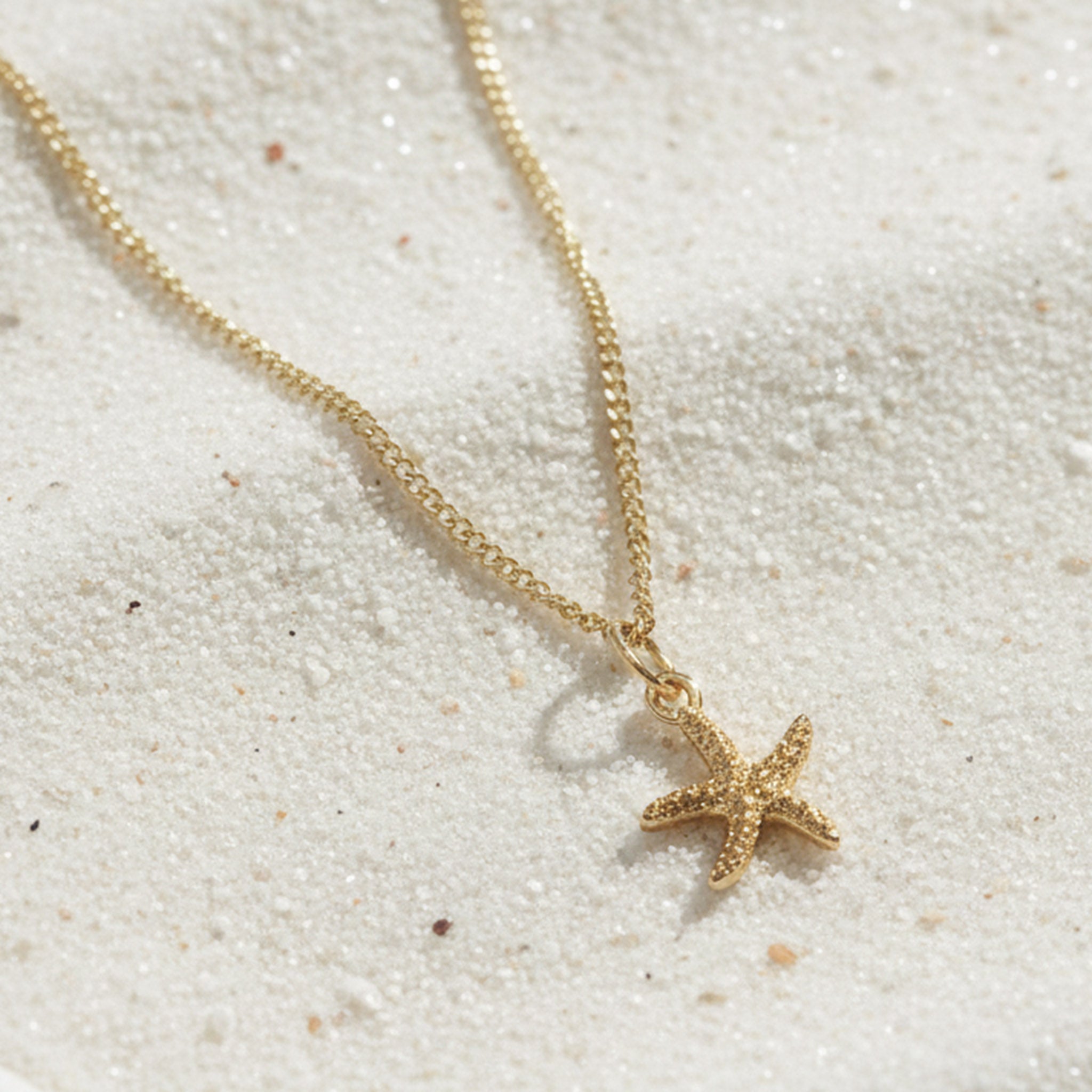 Muru Jewellery Mini Starfish kaulakoru kulta meritähti