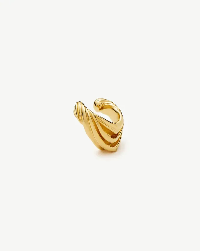 Missoma Markgong Draped Ear Cuff korvakoru kulta