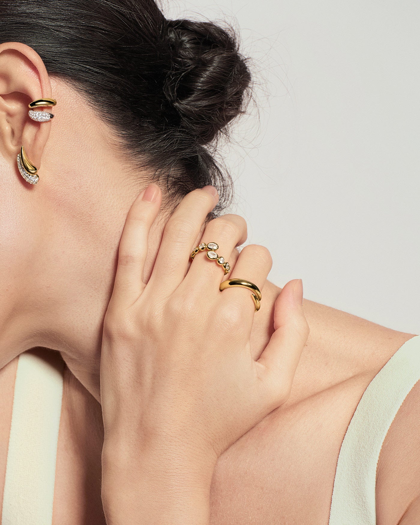 Ania Haie Beaded-rannekoru 14k kulta 165 mm