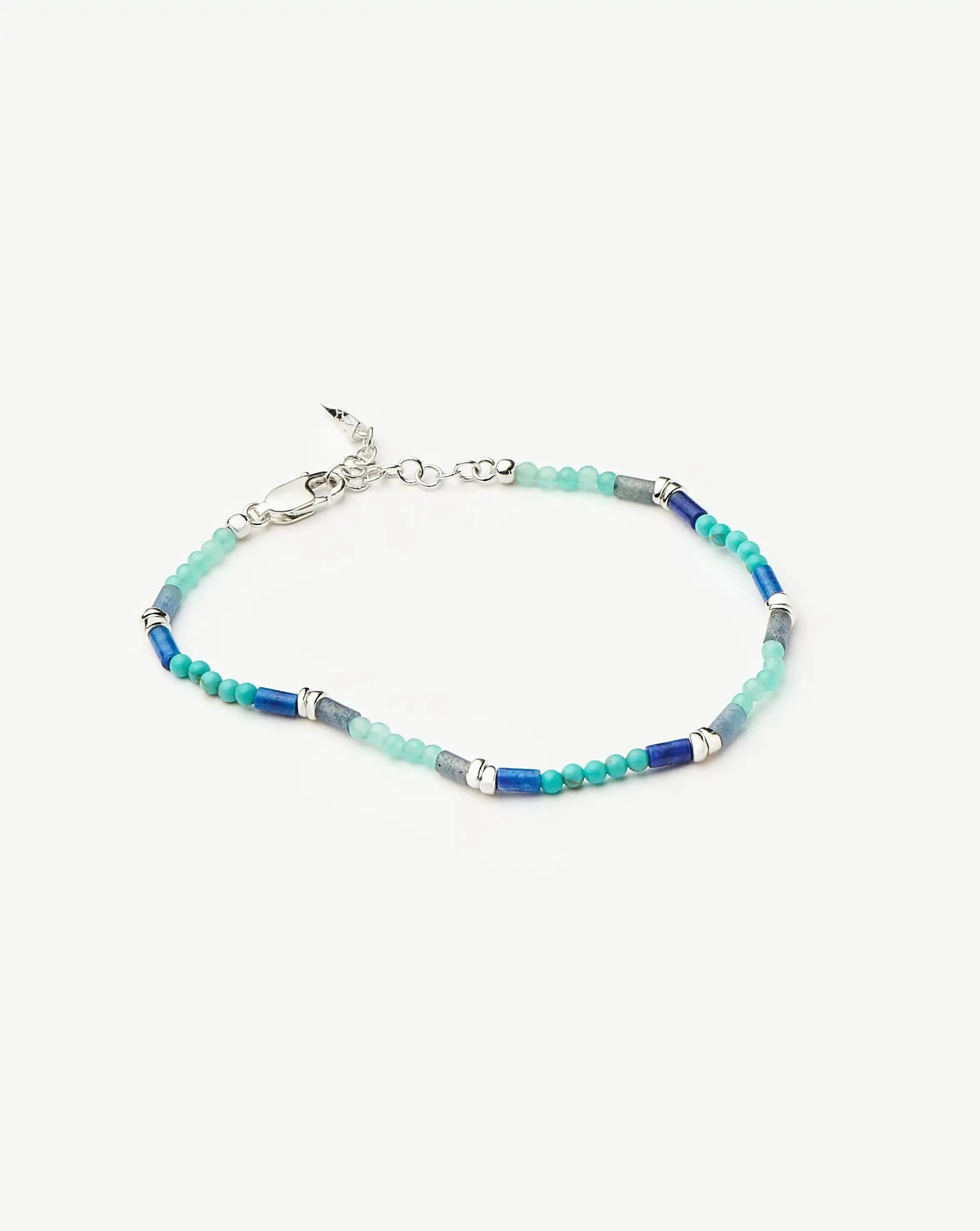 Missoma Beaded Gemstone rannekoru lagoon blue S/M