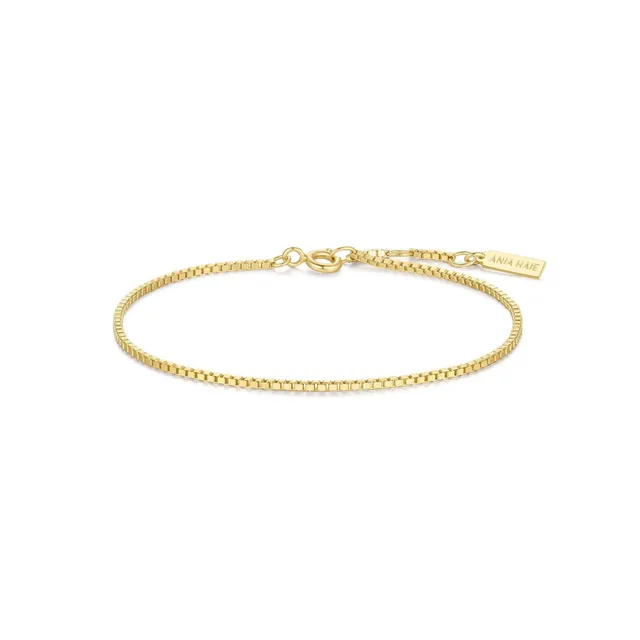 Ania Haie Box Chain rannekoru kulta 16,5 cm