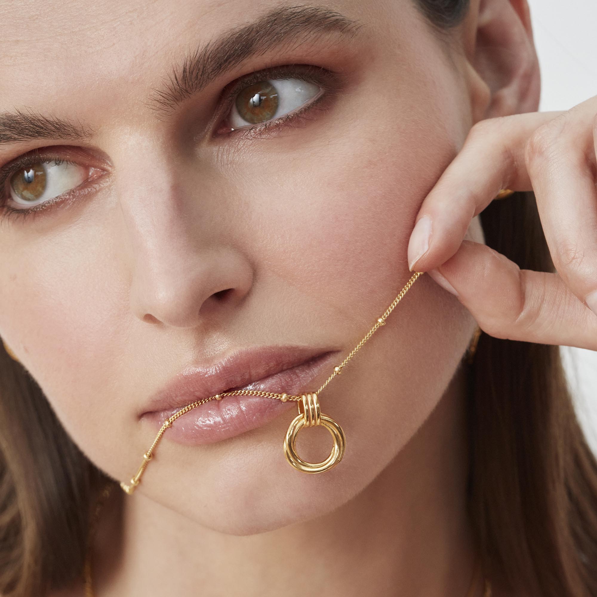 Muru Jewellery Karma kaulakoru hopea helmiketju