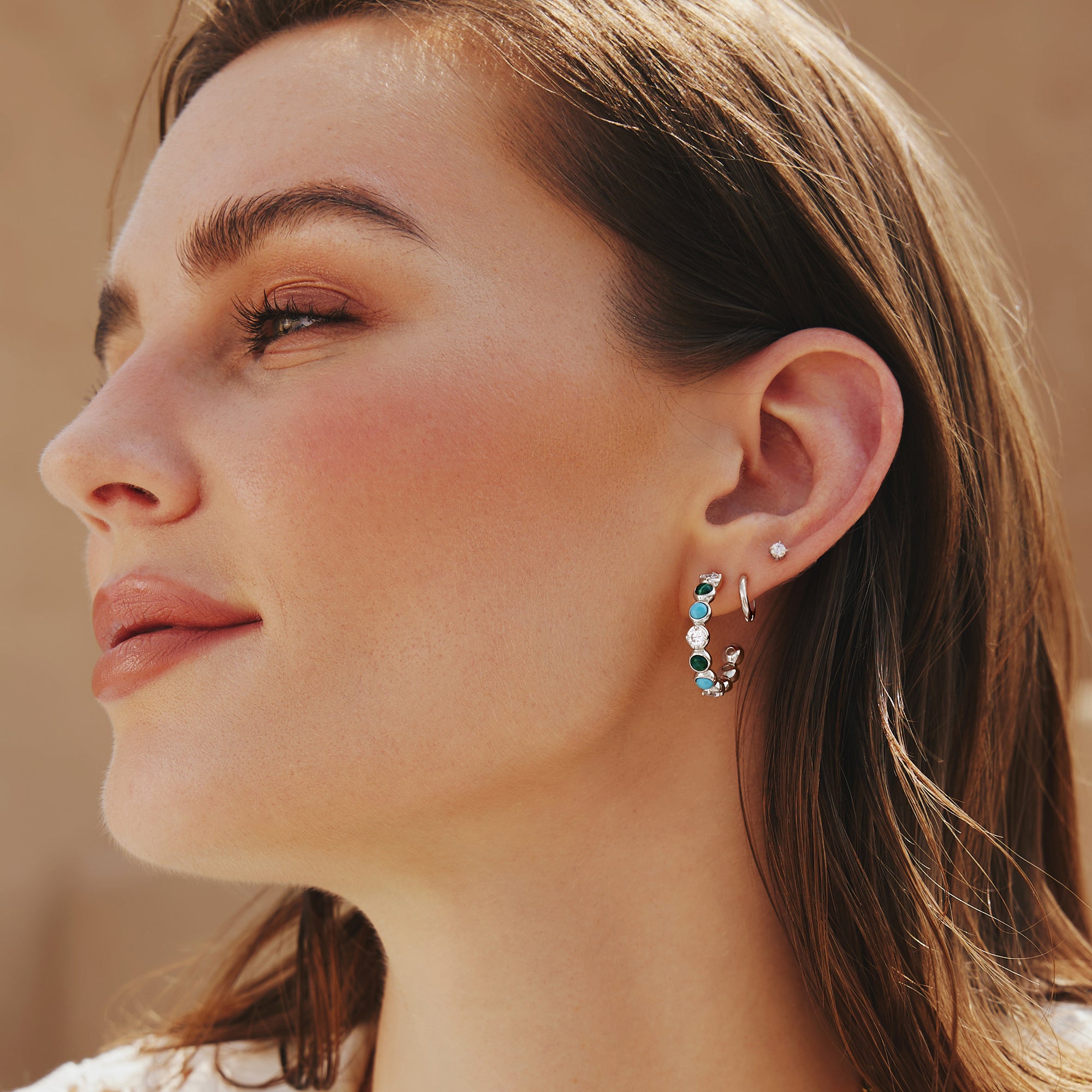 Ania Haie Chill Voyager Large Hoops korvakorut hopea 25mm