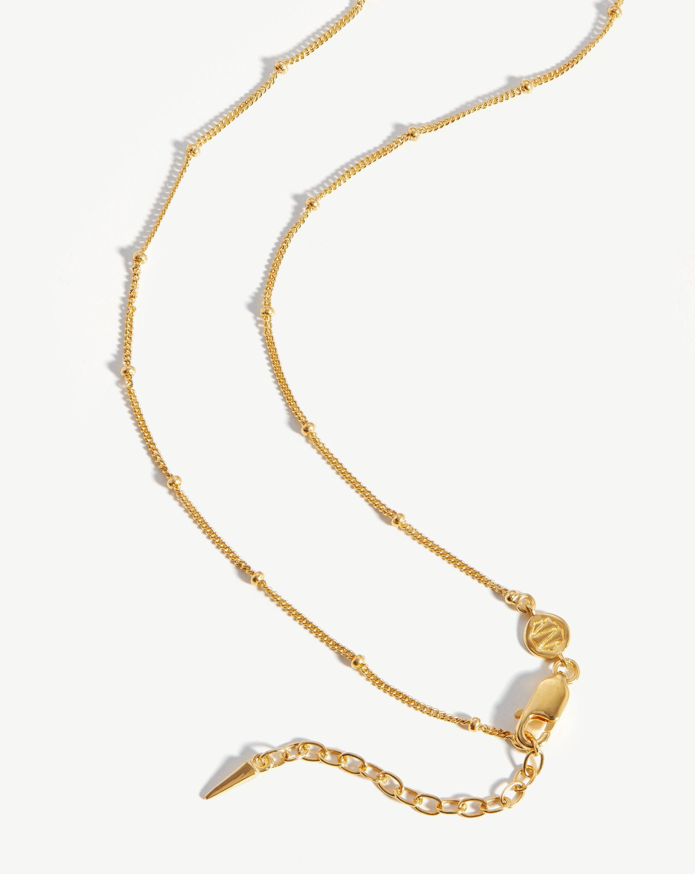 MISSOMA Bobble Chain kaulakoru pitkä kulta vermeil