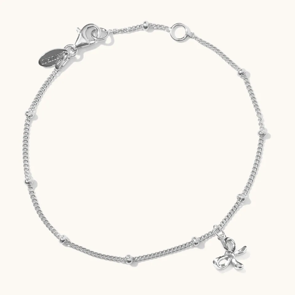 Muru Jewellery Bow rannekoru hopea rusetti