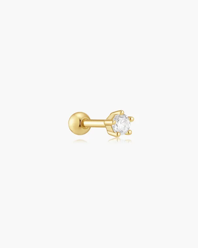 Ania Haie Gold Five-Prong Sparkle Barbell nappikorvakoru kulta