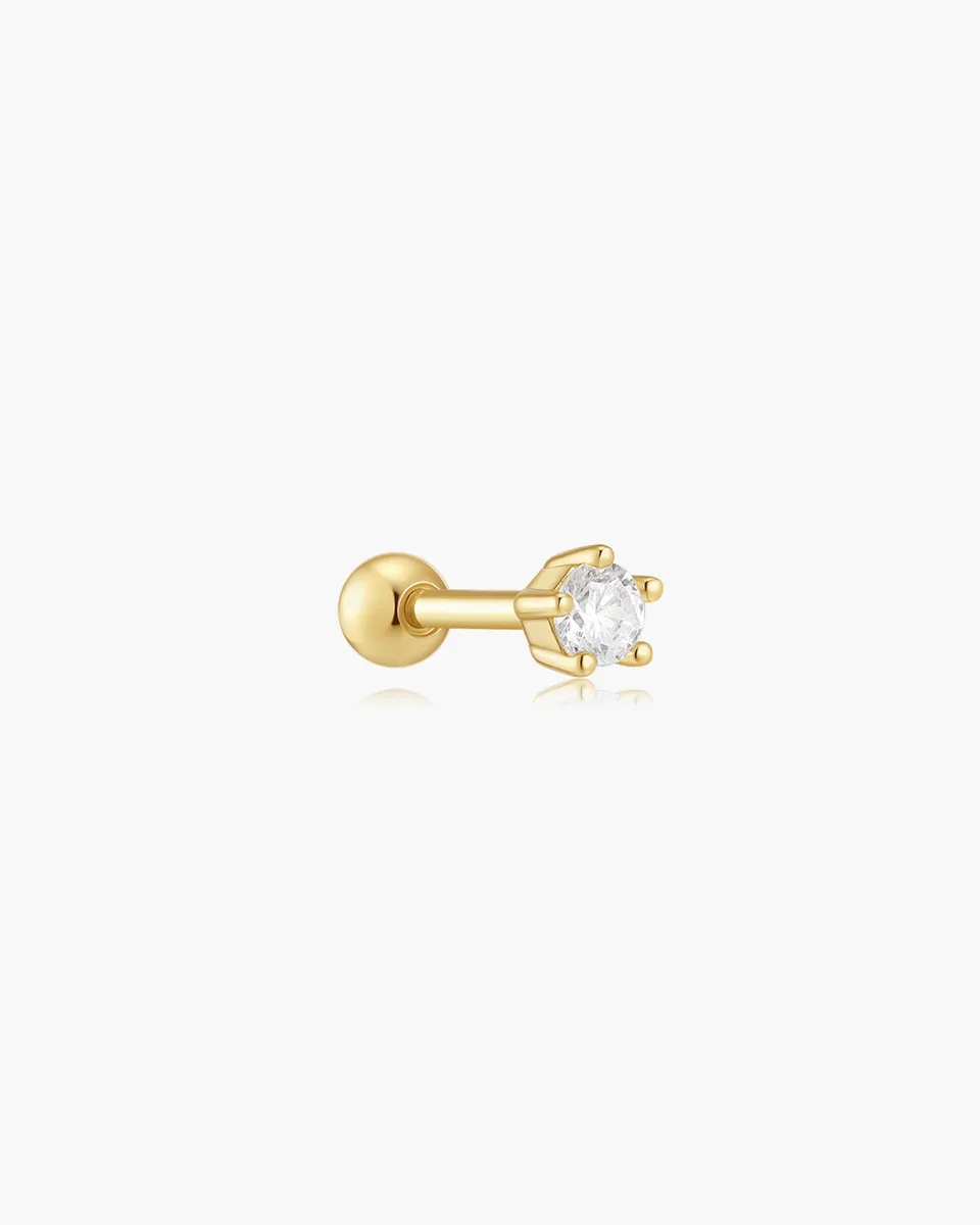 Ania Haie Gold Five-Prong Sparkle Barbell nappikorvakoru kulta