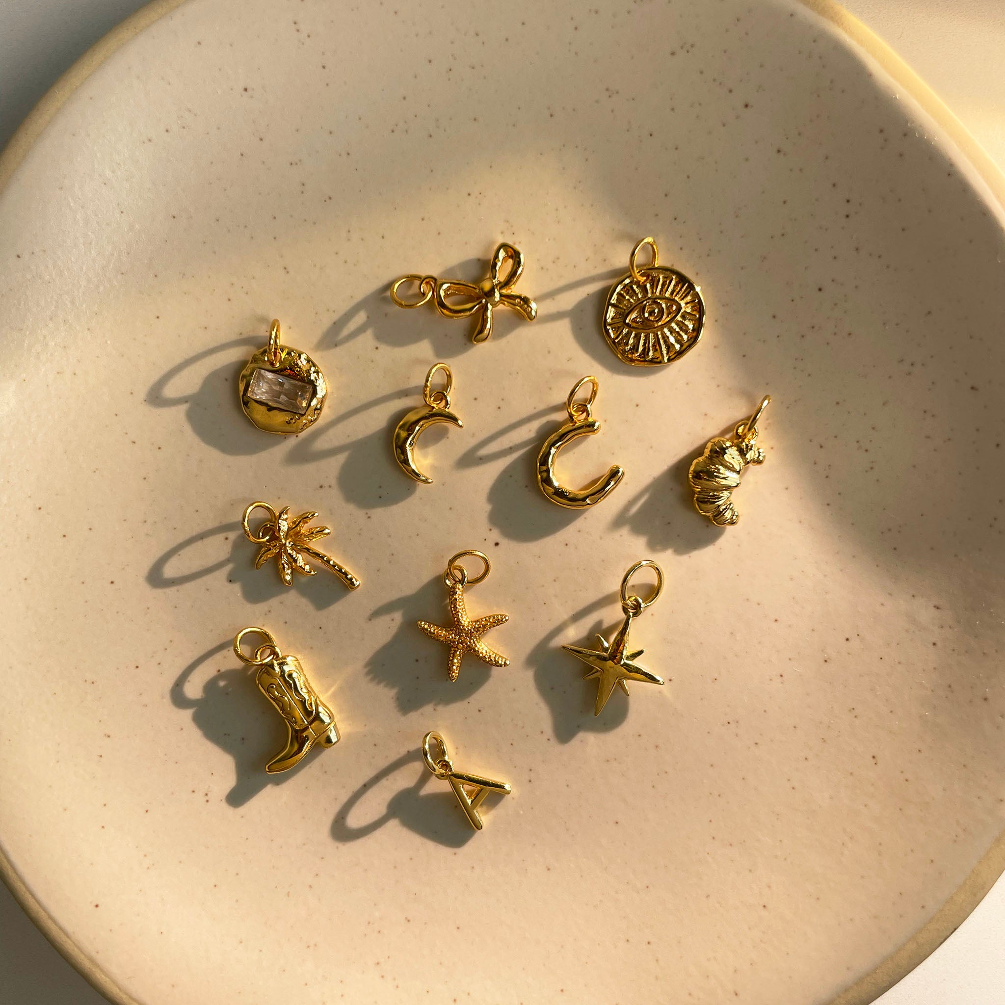 Muru Evil Eye riipus kulta 18k vermeil suojasilmä
