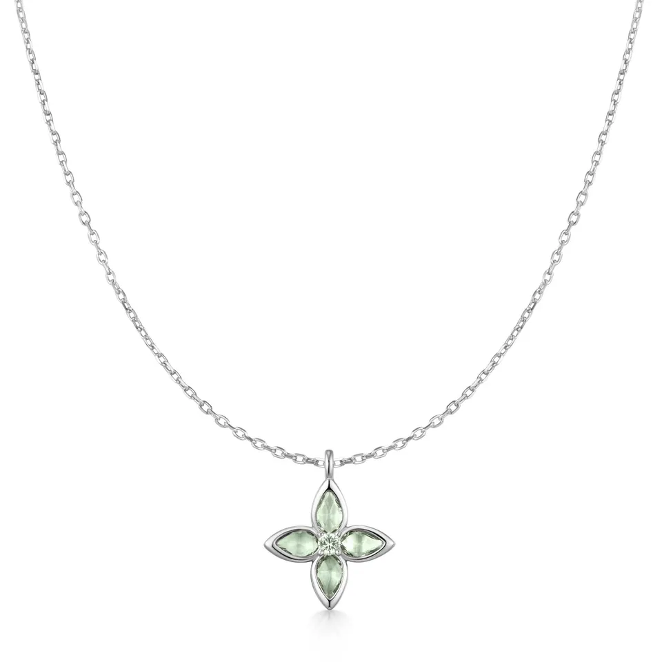 Ania Haie Ripple Joy Lucky Clover kaulakoru hopea
