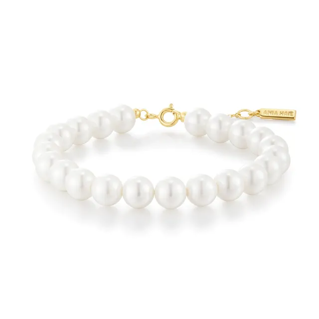 Ania Haie Luna Gaze Classic Shell Pearl rannekoru kulta helmet