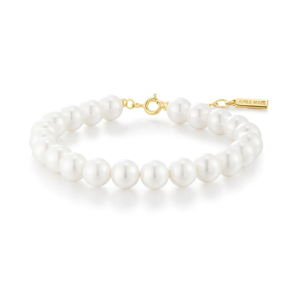 Ania Haie Luna Gaze Classic Shell Pearl rannekoru kulta helmet