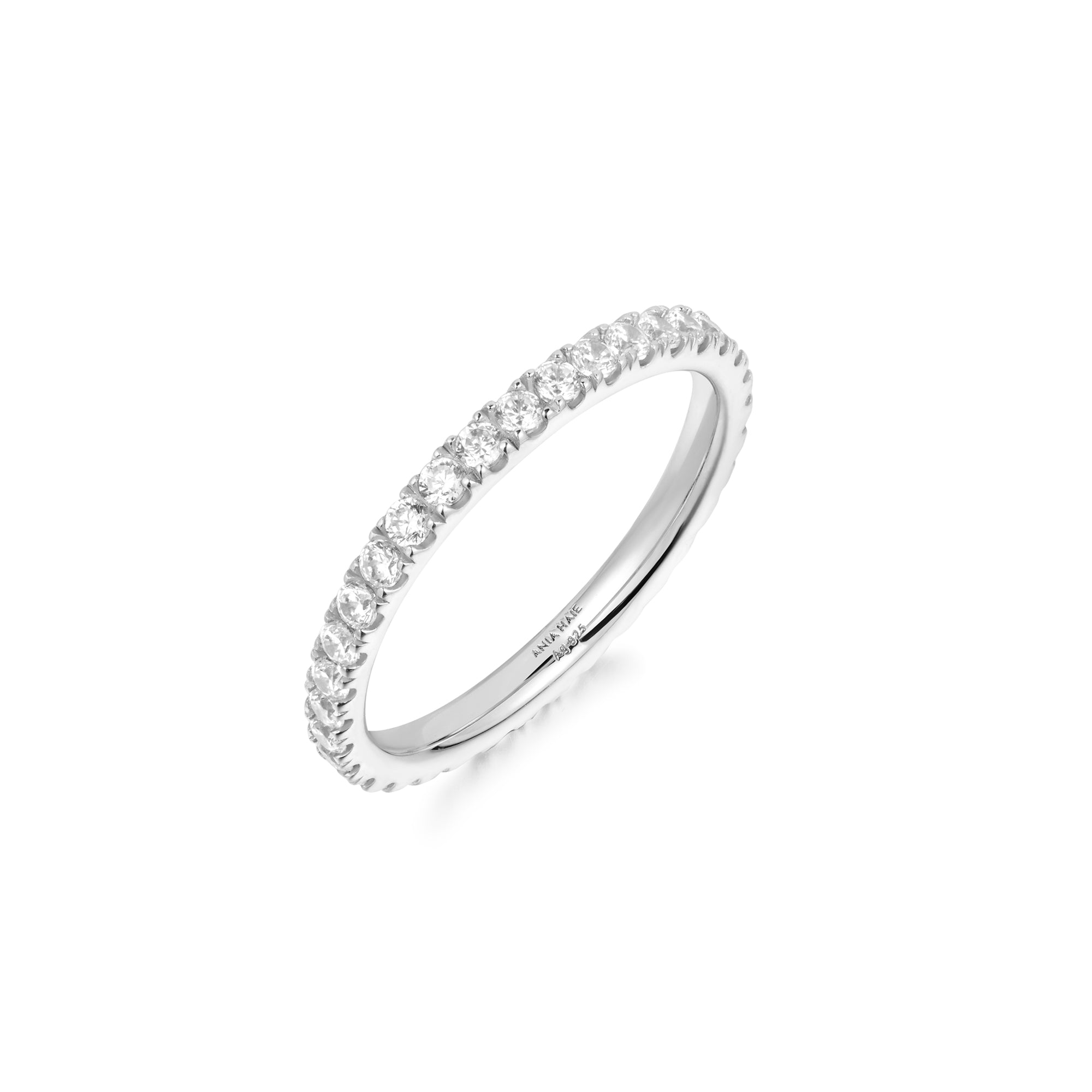 Ania Haie Heart Hunter Pavé sormus hopea zirkonia koko 52