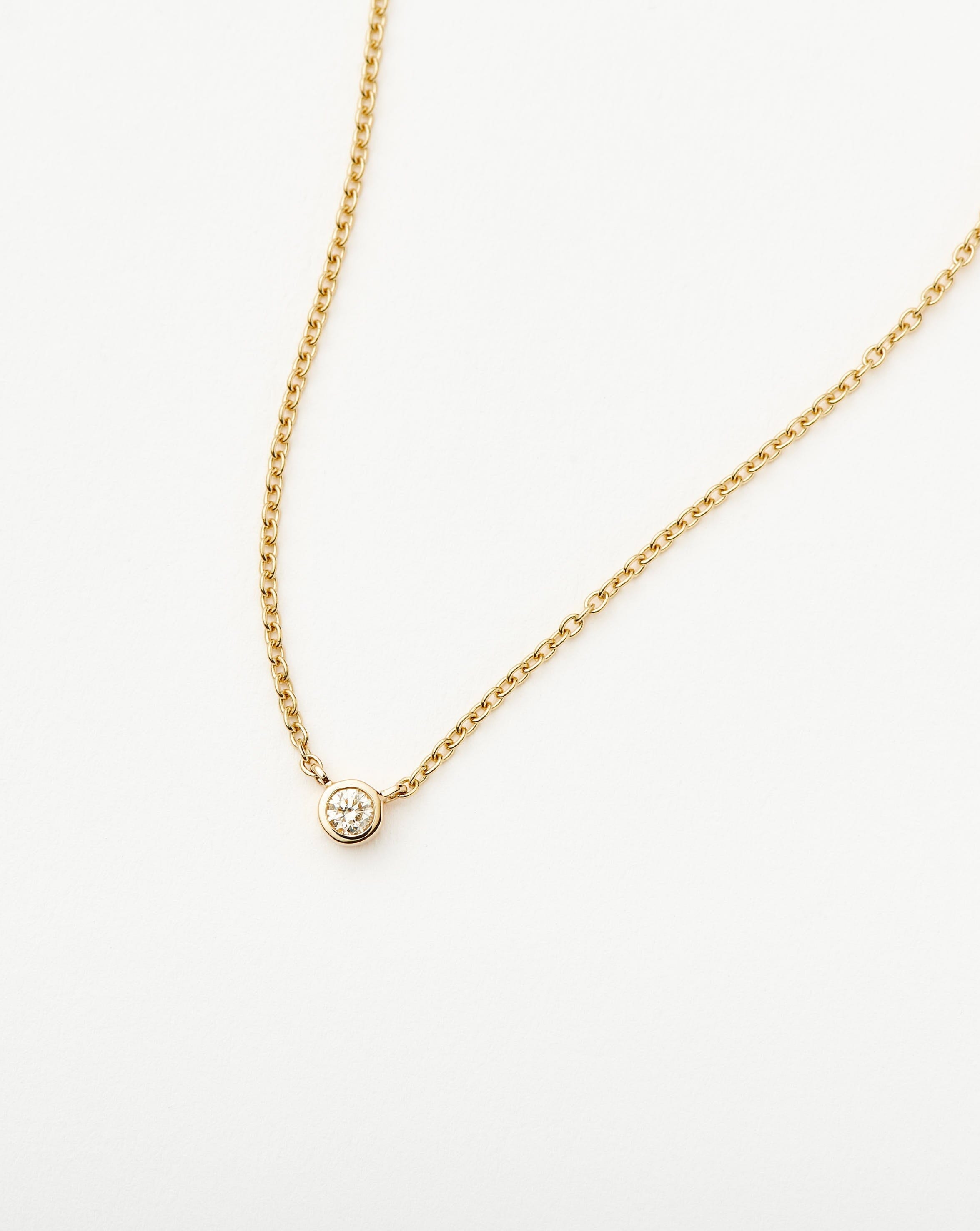 Missoma Diamond Solitaire kaulakoru timantti kulta
