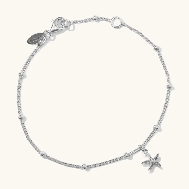 Muru Mini Starfish rannekoru hopea sterling