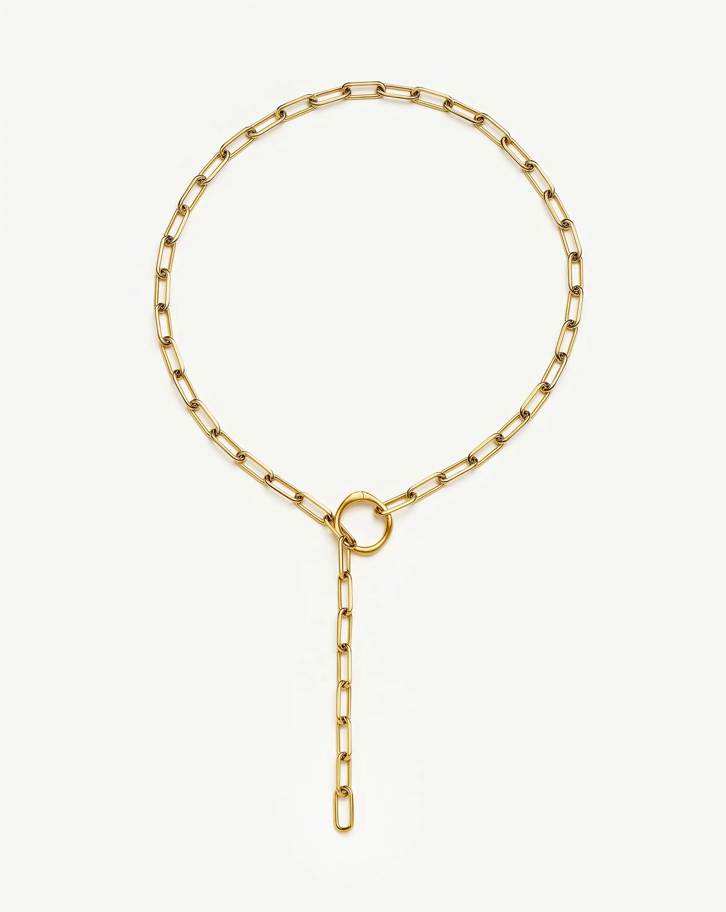 Missoma Harris Reed Interlinked Chain kaulakoru kullattu 50 cm